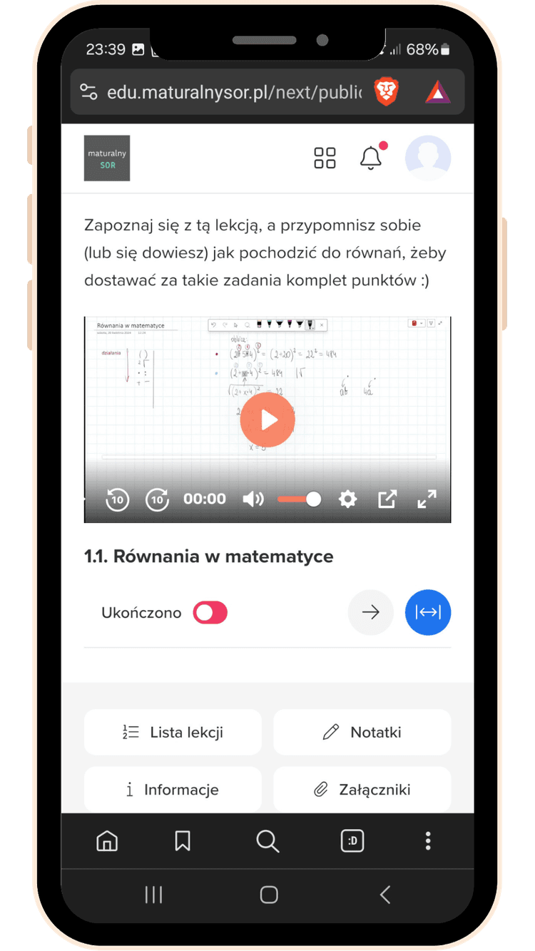 Podgląd kursu Maturalny defibrylator